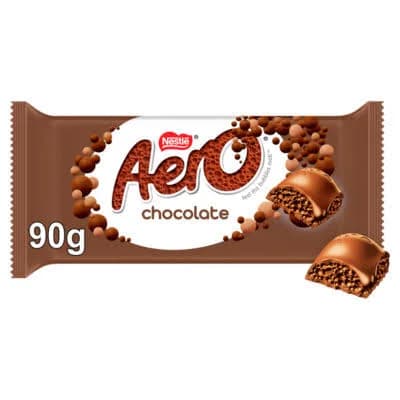 Nestlé Aero milk chocolate bar, 90g