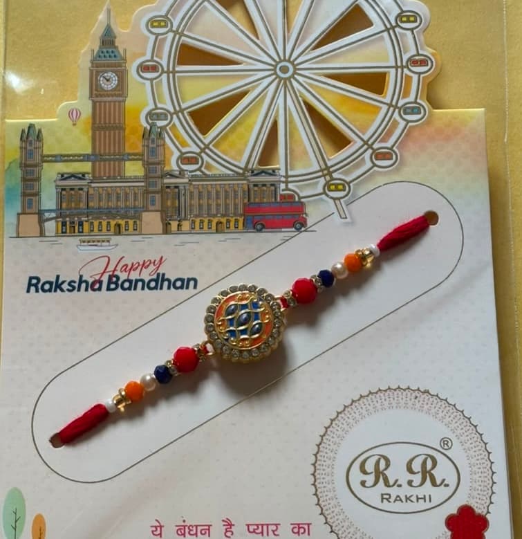 Multicolor Spinner Top Rakhi
