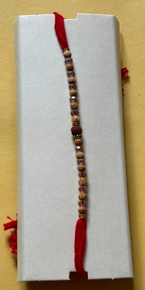 Classic Gold Bead Rakhi