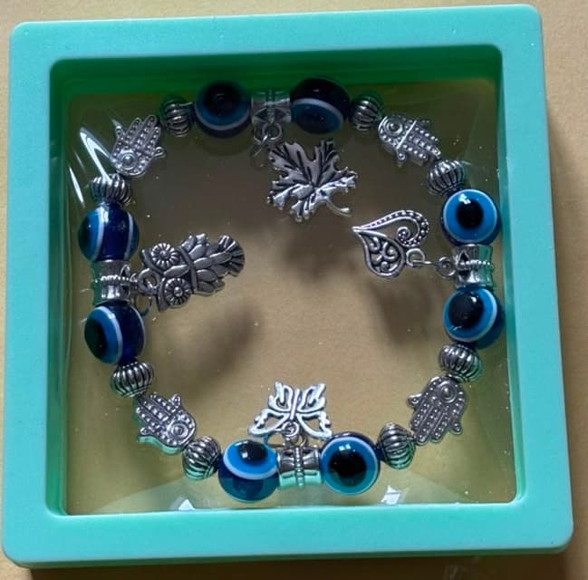 Evil Eye Charm Sister Bracelet