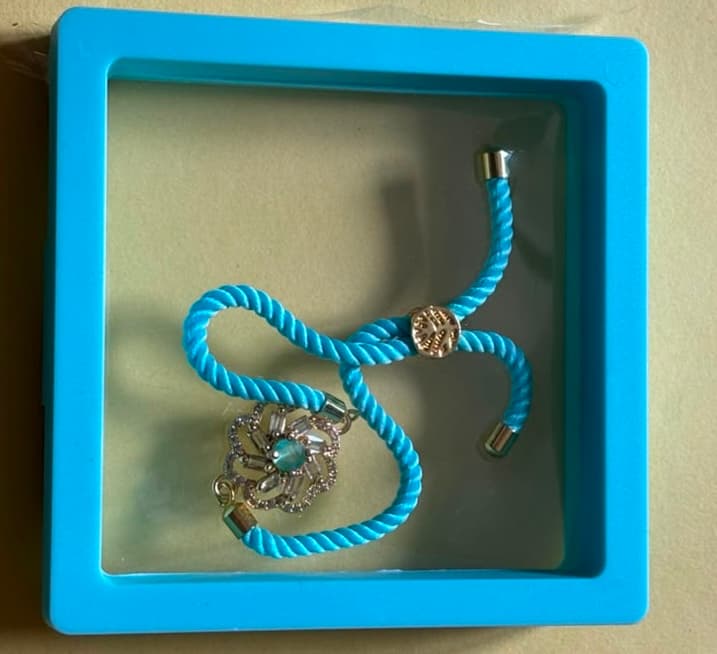 Turquoise Bracelet Rakhi for Brother